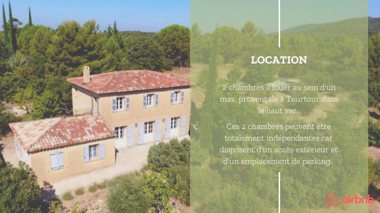 Chambres En Campagne Tourtour Exterior photo